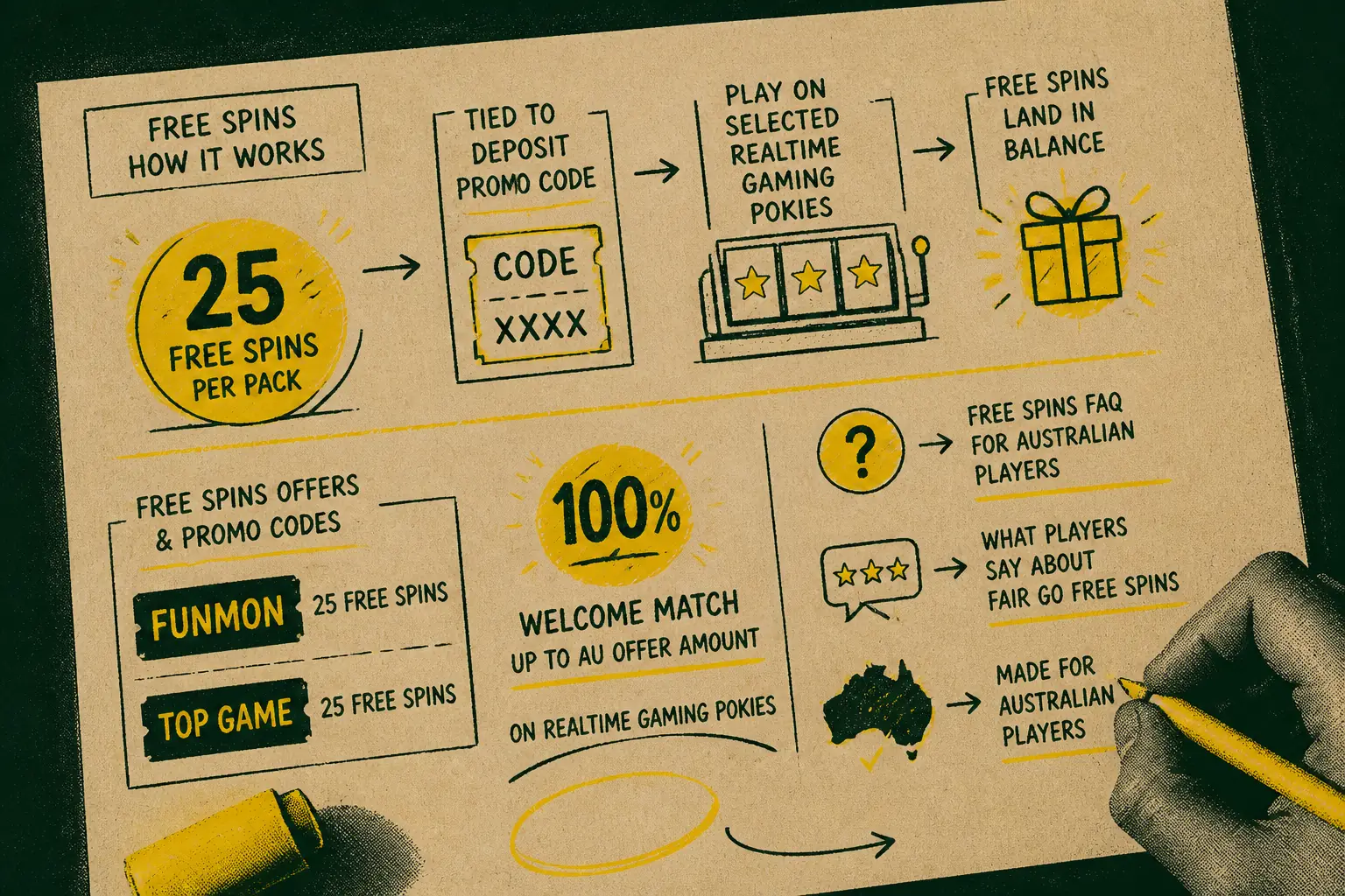 Fair Go Casino Free Spins for Australian Players visual guide for Fair Go Casino